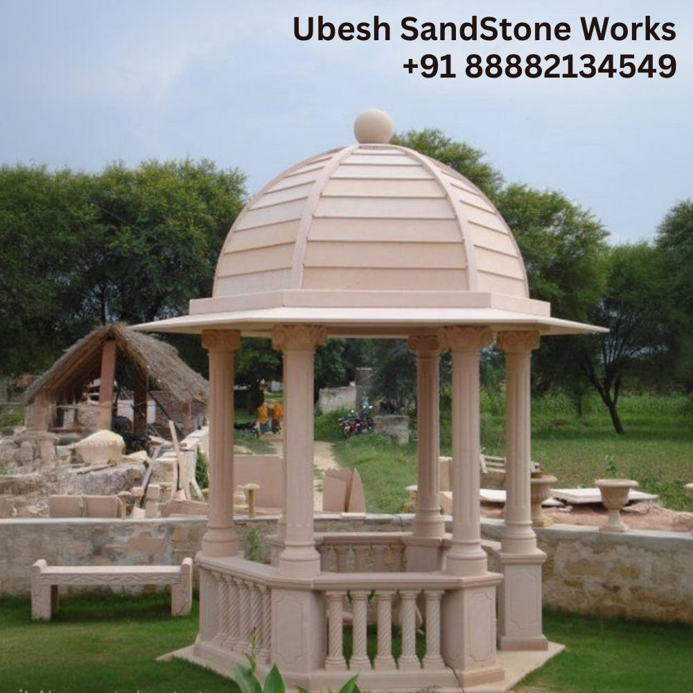  | GAZEBO / HUT: Best Designs for Timeless Outdoor Elegance at Uvesh sandstone